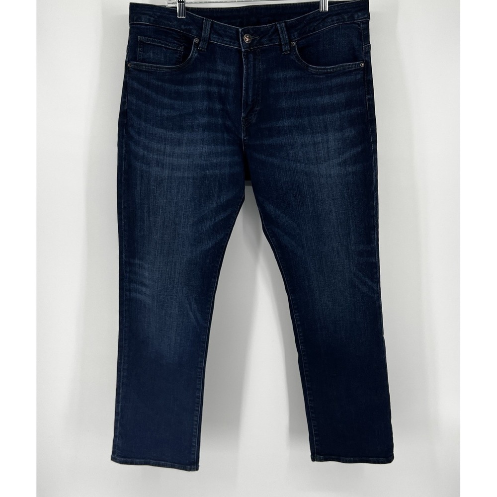Buffalo David Bitton Freedom Series Jeans Mens 38x30 Dark‎ Wash Stretch